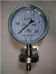西安自动化仪表一厂与不锈钢隔膜压力表的行业应用